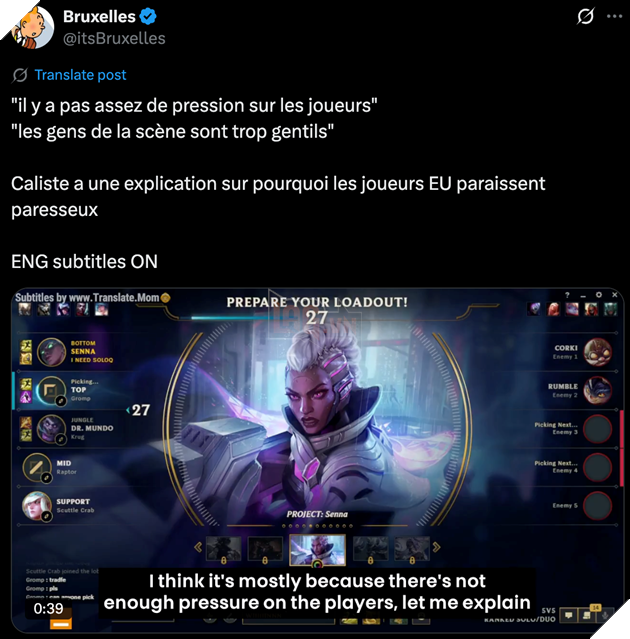 Kaliste cho rằng châu Âu là khu vực yếu nhất MSI năm nay