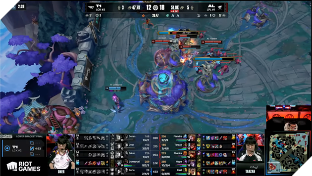 MSI 2025: T1 Mot Lan Nua Phan Dinh Thang Thua Bang 5 Van Dau Voi Anyone's Legend 2 AL có một con Kai'Sa quá xanh để bắn hết tất cả