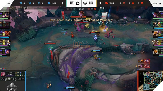 Esports World Cup 2025: GEN.G Ap Dao Fly Quest, Ghi Ten Minh Vao Ban Ket 3 Một pha băng trụ thảm họa của Fly Quest