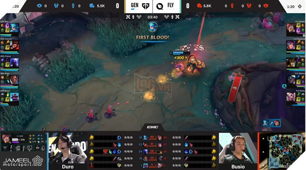 Esports World Cup 2025: GEN.G Ap Dao Fly Quest, Ghi Ten Minh Vao Ban Ket 6 Kiin có chiến công đầu khá thông minh