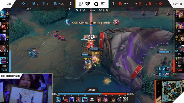 Esports World Cup 2025: GEN.G Ap Dao Fly Quest, Ghi Ten Minh Vao Ban Ket 7 Kiin thi đấu bùng nổ bằng con bài Gwen của mình