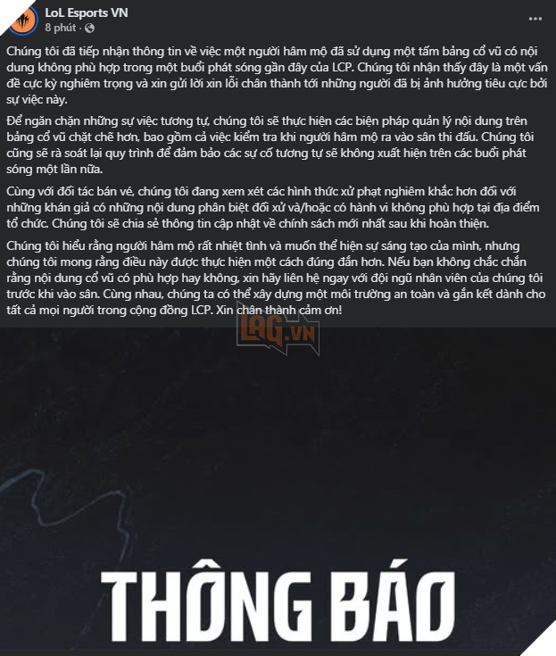 LCP 2025: Đội Tuyển Thi Đấu Hết Mình, Người Hâm Mộ Làm Bảng Cổ Vũ Hết Hồn 3