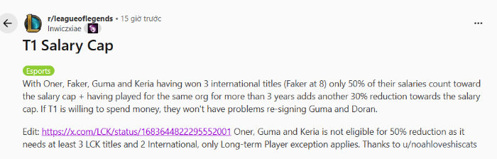 screenshot_3-2 LMHT: Dù liên tục chiến thắng CKTG, “trần lương” vẫn đè nặng lên T1 vì lý do khá buồn cười screenshot 3 2