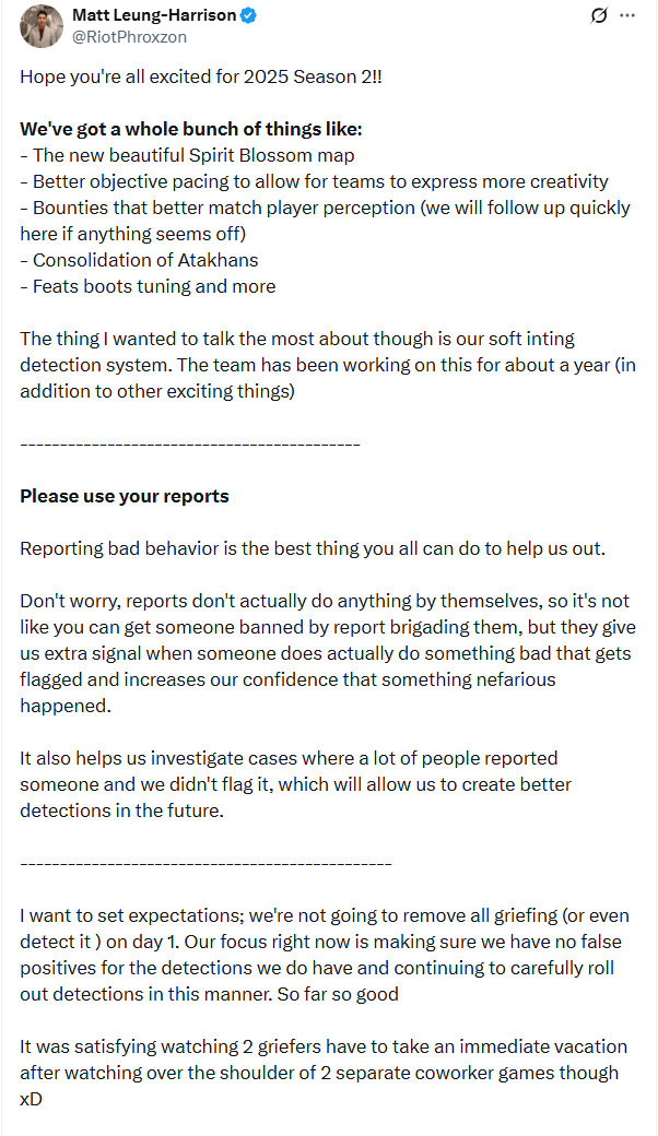 Riot Games cải thiện khả năng “phát hiện phá game” của LMHT, tốc độ nhanh hơn screenshot 4 28