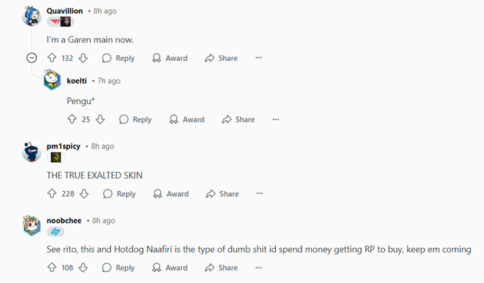 LMHT: Loạt skin Cá Tháng Tư mới lộ diện, nhưng Garen Cánh Cụt mới là thứ game thủ khao khát