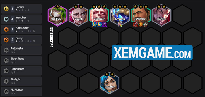 ĐTCL 13.6: Đội hình “song long” Giám Sát Vander Vladimir reroll (không Lõi Anh Hùng) screenshot 5 85 2