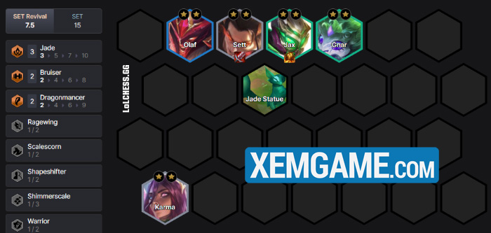 ĐTCL Tái Hiện 7.5: Hướng dẫn đội hình Ngọc Long Shi Oh Yu carry cực tín screenshot 6 12