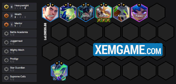 ĐTCL 15.4: Tìm hiểu đội hình Malzahar Hạng Nặng reroll và bí thuật “I am Atomic” screenshot 6 26