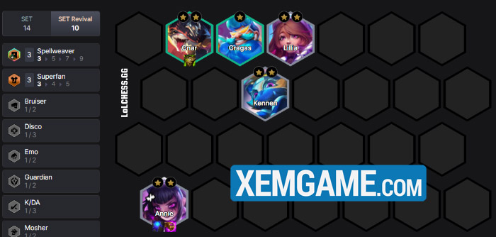 ĐTCL Tái Hiện Mùa 10: Đội hình Annie reroll biểu tượng screenshot 6 49