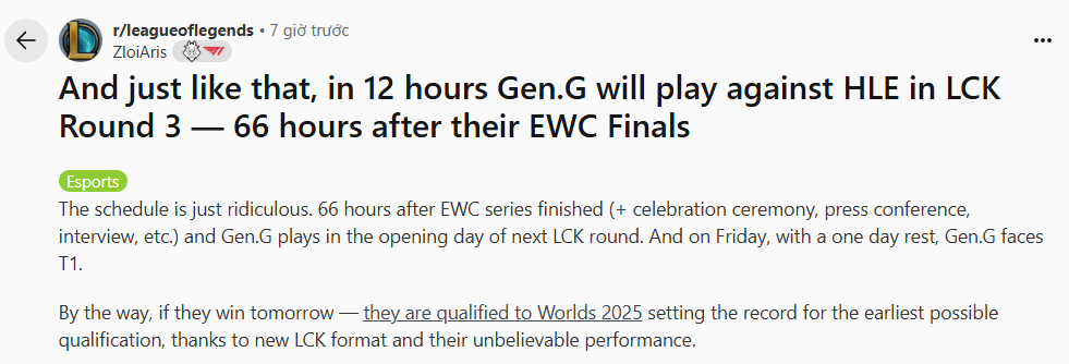 screenshot_8-14 LMHT: Cộng đồng cũng giật mình vì độ “chạy show” của các tuyển thủ LCK trong mùa giải 2025 screenshot 8 14