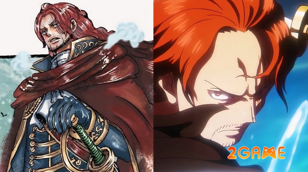 One Piece tiết lộ một nhân vật còn mạnh hơn cả Shanks shamrockvsshanks 1