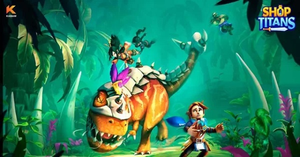 Shop Titans cho phép bạn đối đầu với T-Rex hùng mạnh shop titans ios android t rex thumbjpg