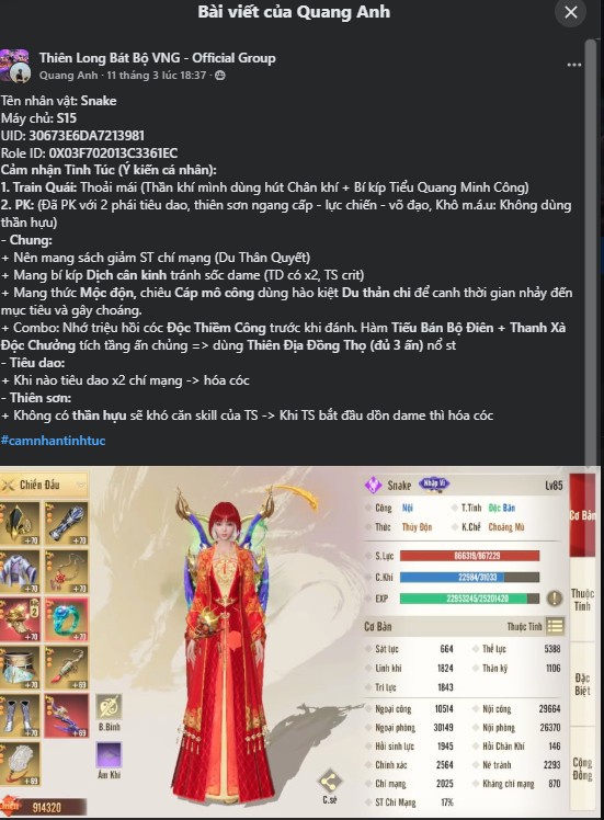 sierbgn Cộng đồng Thiên Long Bát Bộ VNG bùng nổ: Tinh Túc có thật sự "bá đạo" như lời đồn? sierbgn