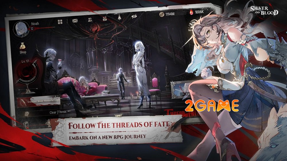 Hướng dẫn tải và cài đặt game Silver and Blood của MOONTON Games cho thiết bị di động silver and scarlet gameplay 2