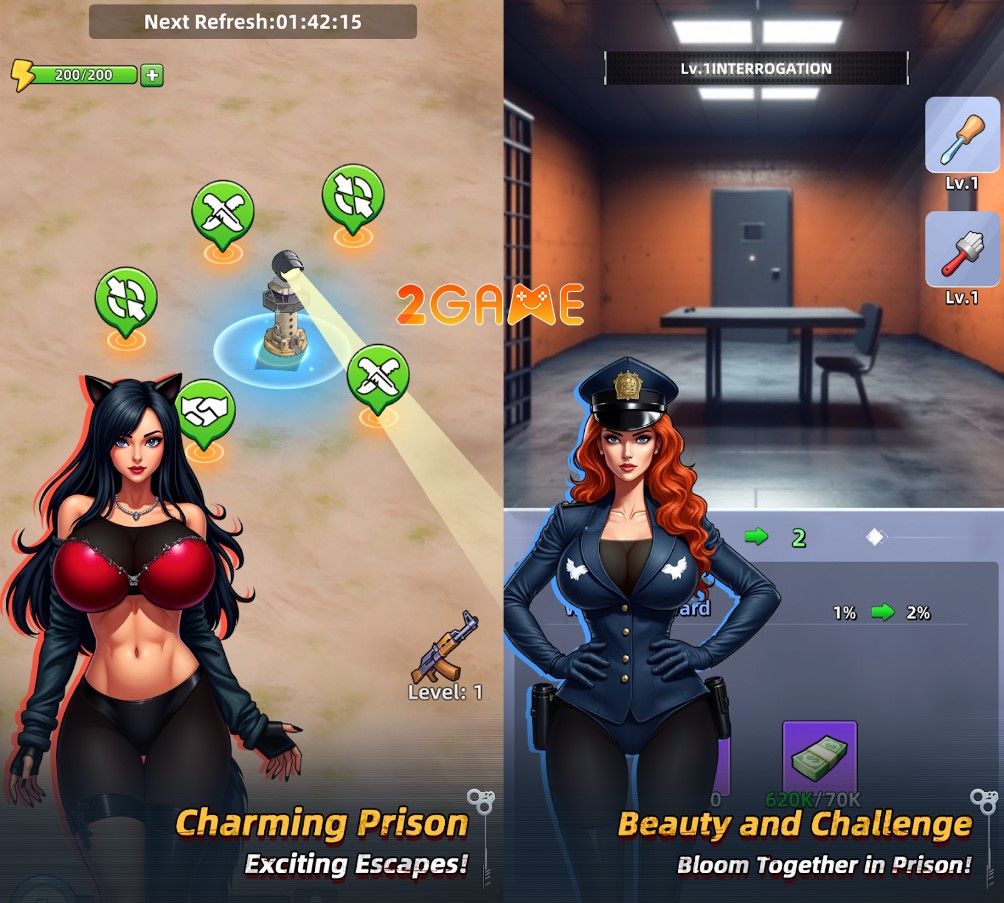 sin-prison-2 game mô phỏng quản lý Sin Prison