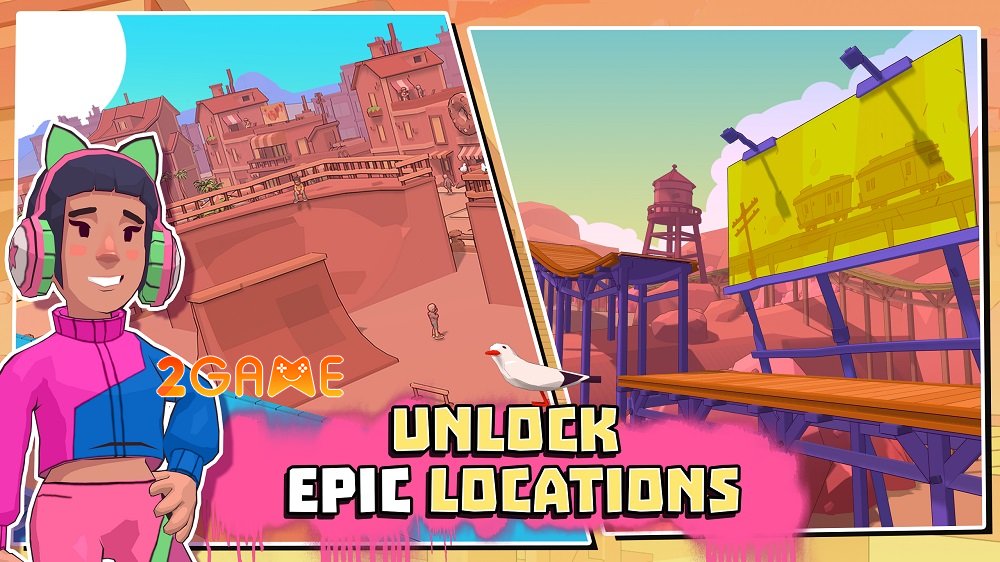 Skate Crew – Cuộc đua qua các công viên trượt băng sống động skatecrew 5