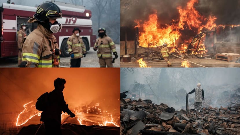 Thảm họa cháy rừng Hàn Quốc bước sang ngày thứ 5: 10.000 lính cứu hỏa vẫn không dập được lửa, số người chết tiếp tục tăng, di tích ngàn năm chỉ còn lại tro tàn- Ảnh 7.