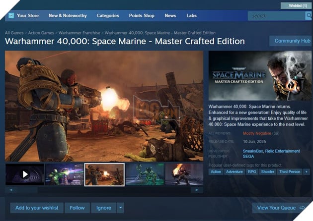 Warhammer 40,000K: Space Marine Master Crafted Edition Bất Ngờ Bị Chỉ Trích Nặng Trên Steam 3