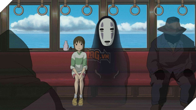 Hình ảnh trong phim hoạt hình Spirited Away.