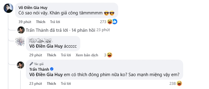 Trấn Thành nhắn thẳng 1 diễn viên trẻ: Trấn Thành nhắn thẳng 1 diễn viên trẻ: