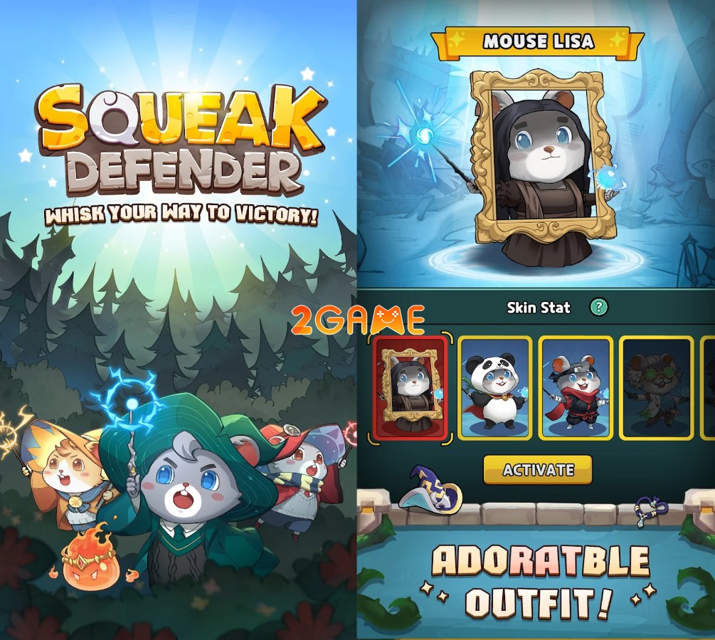 Squeak Defender – Game thủ thành cùng các chú chuột đáng yêu squeak defender 4