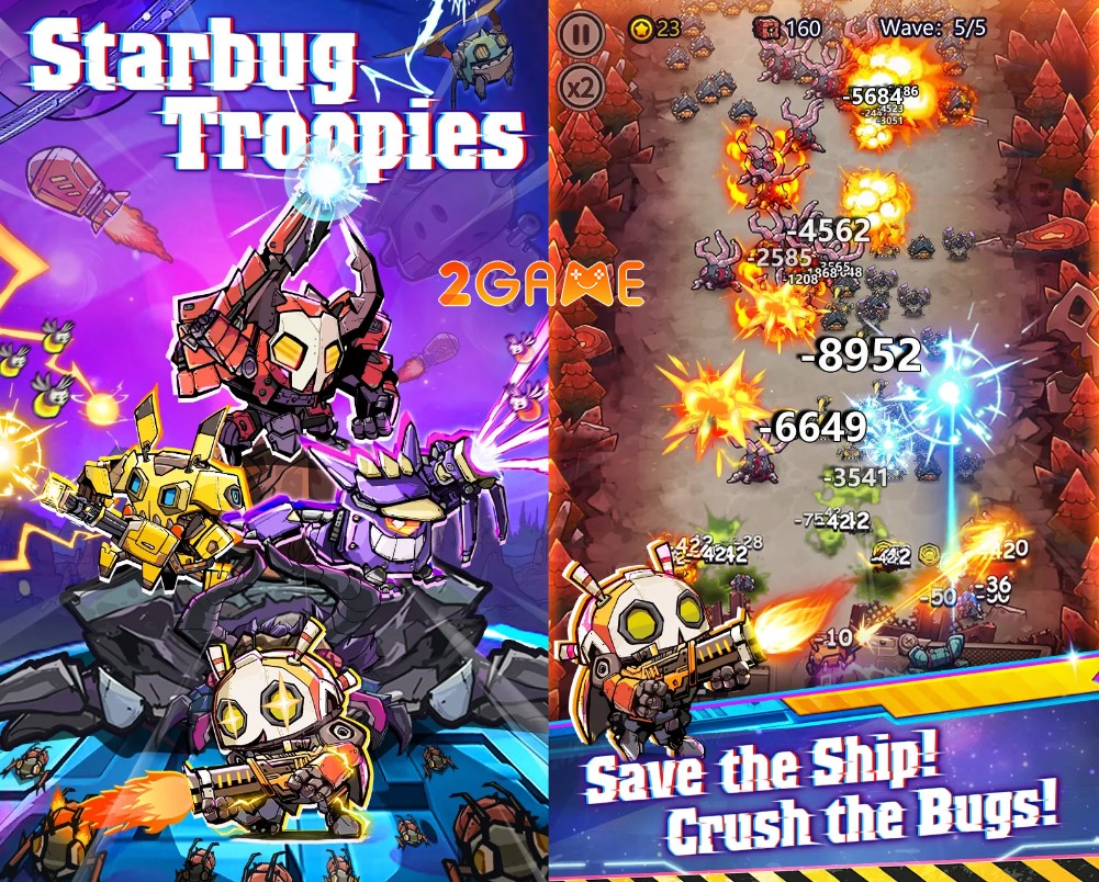 Starbug Troopies – Chiến đấu với lũ bọ không gian cùng phi đội mạnh mẽ starbug troopies 1