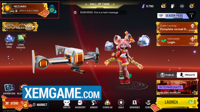 “Húp lẹ” code NEZUMI mừng nhân vật mới Sipher Odyssey, phiên bản Tết Nguyên Đán step 1