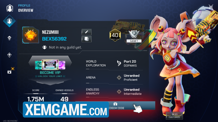 “Húp lẹ” code NEZUMI mừng nhân vật mới Sipher Odyssey, phiên bản Tết Nguyên Đán step 3