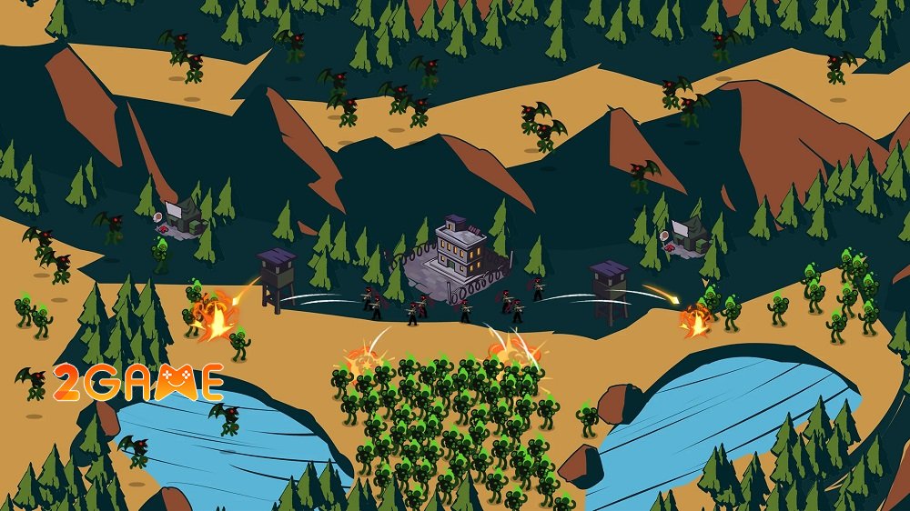 Stick World Z – Game phòng thủ tháp được coi là phiên bản hồi tưởng của game Flash stickworldz 2