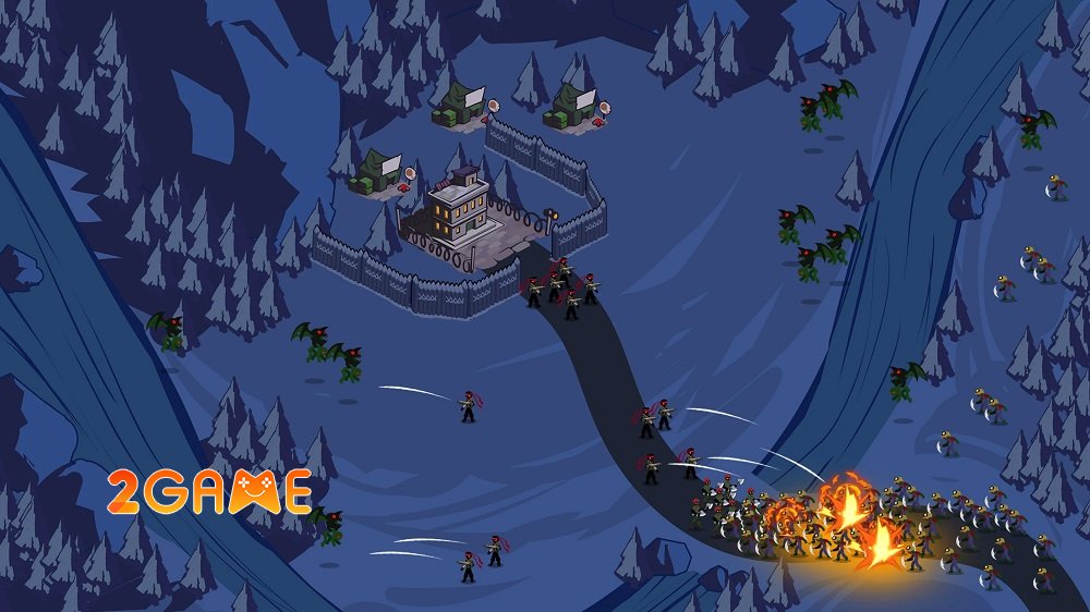 Stick World Z – Game phòng thủ tháp được coi là phiên bản hồi tưởng của game Flash stickworldz 4