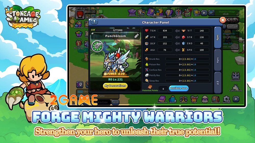 Stoneage Tame – Cuộc phiêu lưu nhập vai nhàn rỗi đầy bất ngờ trong thời kỳ đồ đá stoneagetame 5