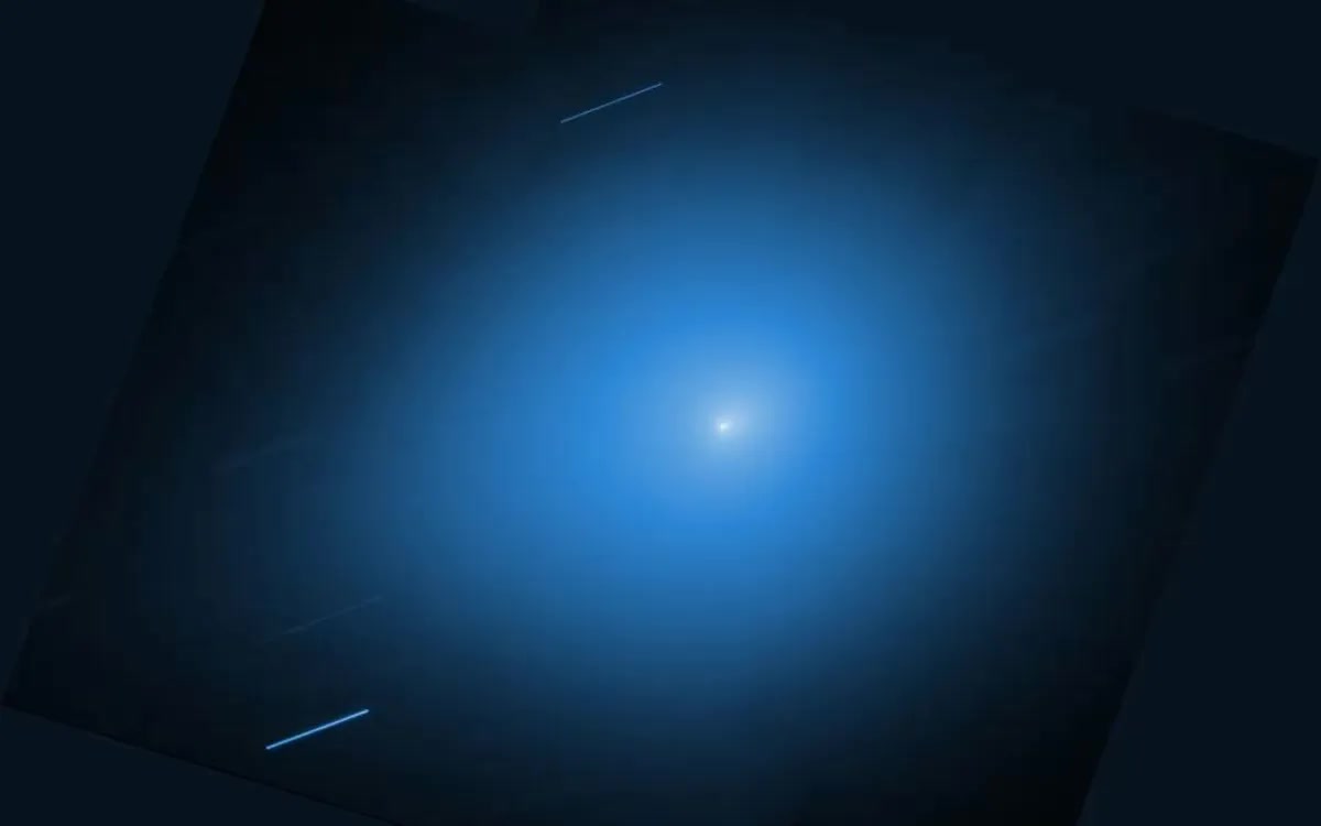 Kính viễn vọng Hubble quan sát sao chổi liên sao 3I/ATLAS lần thứ 2 vào ngày 30/11 (Ảnh: NASA, ESA, STScI)