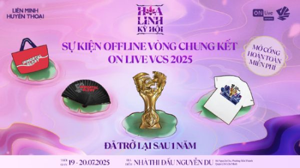 Có gì trong sự kiện Chung Kết Onlive VCS cuối tuần này? Offline đậm màu sắc Hoa Linh!!! su kien offline thumbjpg