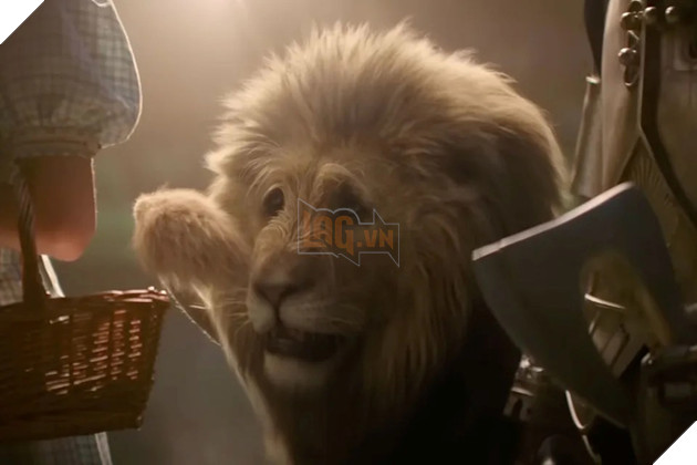 Hình ảnh về nhân vật sư tử hèn nhát.