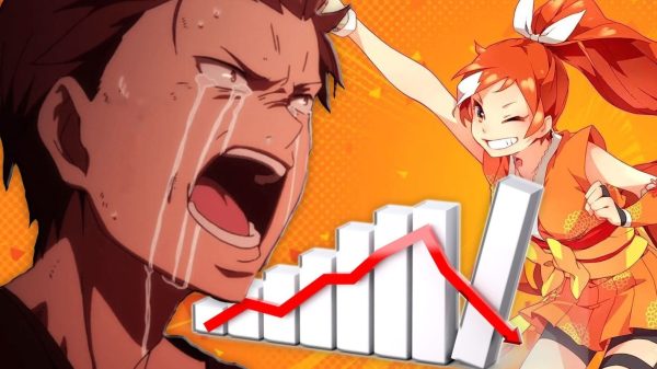 Crunchyroll thất thế: Lượt truy cập thua xa một trang anime lậu subaru from rezero crying while looking at crunchyroll hime and the stock crashing hlbljpg