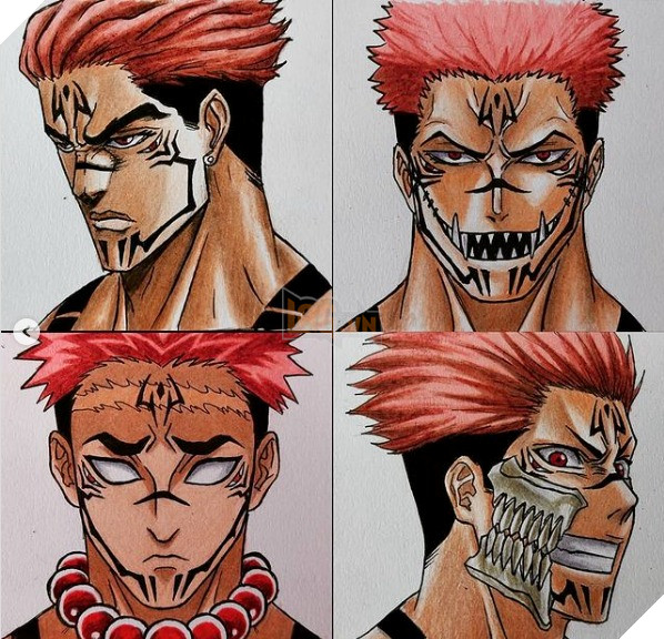 Me man voi tao hinh Sukuna khi duoc ve lai boi nhung hoa si noi tieng 3 Mê mẩn với tạo hình Sukuna khi được vẽ lại bởi những họa sĩ nổi tiếng