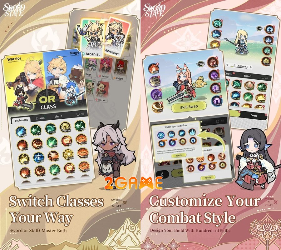 Sword x Staff – Hành trình phép thuật đầy mê hoặc đã chính thức mở cửa sword x staff cbt 3