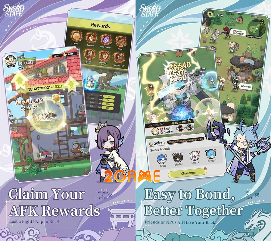 Sword x Staff – Hành trình phép thuật đầy mê hoặc đã chính thức mở cửa sword x staff cbt 4