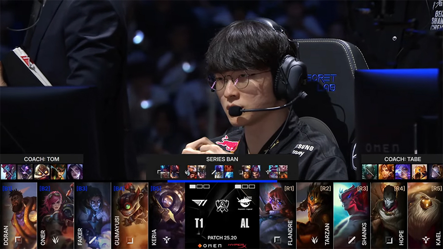 Kết quả T1 vs AL - Tứ kết CKTG 2025 ngày 31/10 t1 al 3110 3