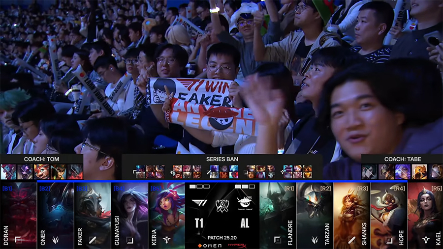 Kết quả T1 vs AL - Tứ kết CKTG 2025 ngày 31/10 t1 al 3110 4