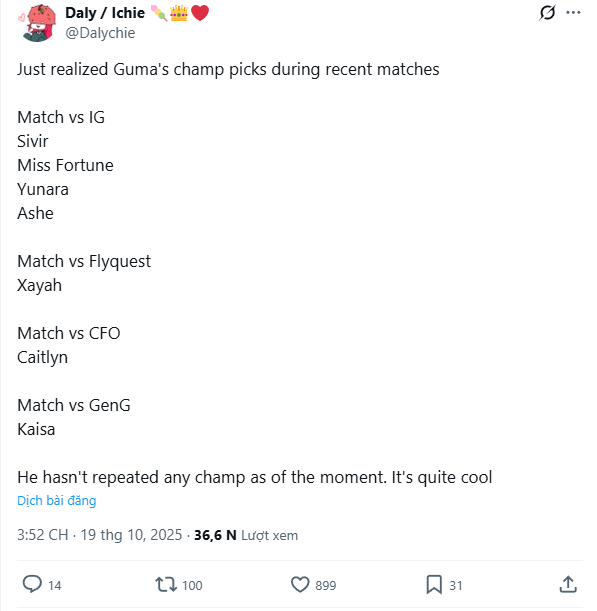 T1 đang gặp khó khăn nhưng Gumayusi vẫn sở hữu một thông số T1 đang gặp khó khăn nhưng Gumayusi vẫn sở hữu một thông số