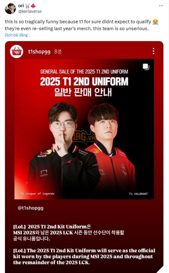 LMHT: Đến cả thượng tầng T1 cũng không nghĩ rằng đội tuyển có thể đến với MSI 2025