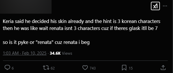 Tuyển thủ T1 hé lộ đã chọn xong tướng cho skin CKTG, không nằm ngoài dự đoán- Ảnh 2. Tuyển thủ T1 hé lộ đã chọn xong tướng cho skin CKTG, không nằm ngoài dự đoán- Ảnh 2.