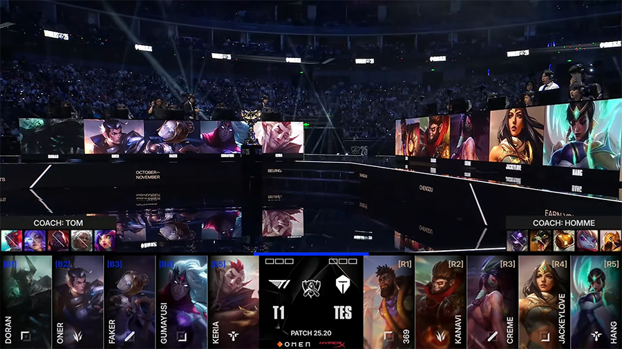 Kết quả T1 vs TES - Bán kết CKTG 2025 hôm nay 2/11 t1 tes cktg 1