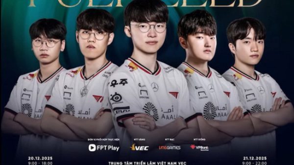 Gumayusi lại là cái tên được fan Việt nhắc đến sau khi T1 “chốt sổ” cả đội qua Việt Nam t1 thumbjpg 3