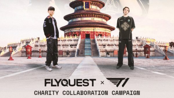 LMHT: Flyquest bất ngờ “bắt tay” với T1 trước thềm đụng độ trong vòng Swiss CKTG 2025 t1 x fly thumbjpg