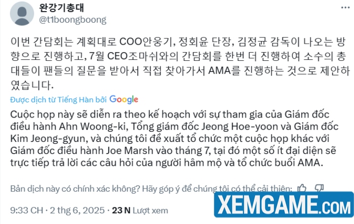 Cộng đồng antifan Gumayusi gây sốc, đề xuất tọa đàm với lãnh đạo T1 t1gall toa dam ceo 1 1