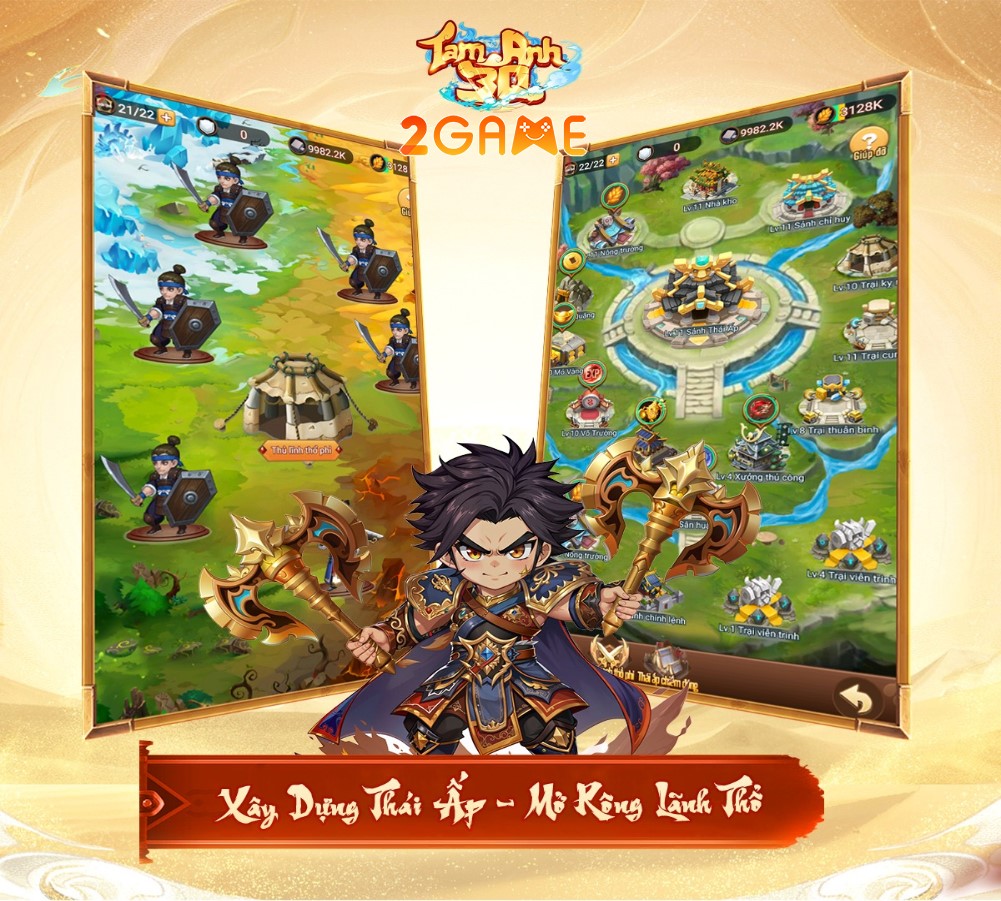 Tam Anh 3Q – Game nhập vai nhàn rỗi với chủ đề Tam Quốc tam anh 3q 3 2