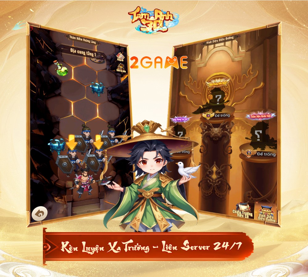 Tam Anh 3Q – Game nhập vai nhàn rỗi với chủ đề Tam Quốc tam anh 3q 4 1