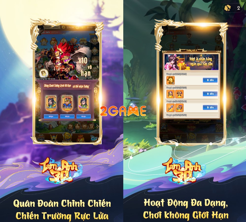 Tam Anh 3Q – Game nhập vai nhàn rỗi với chủ đề Tam Quốc tam anh 3q 5 1